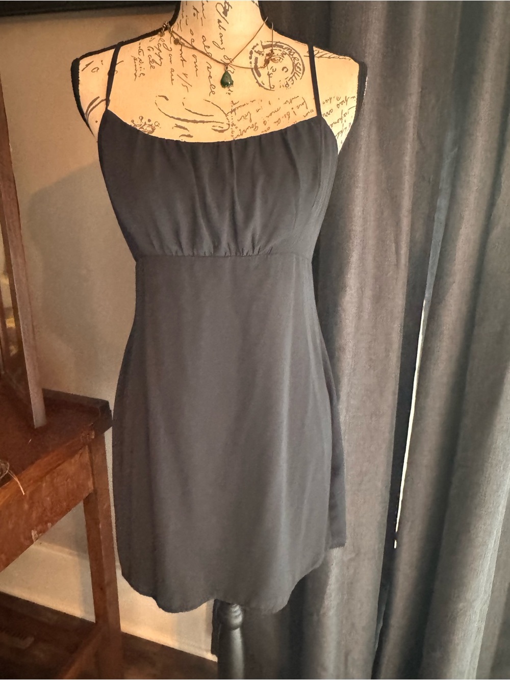 Abercrombie & Fitch Black Spaghetti-Strap Mini Dress NWT